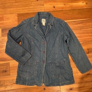 Vintage Field Gear Size Small Denim‎ Blazer Jacket